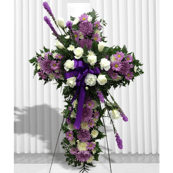 Memorial Cross Flowers Milwaukee WI Carter Creations