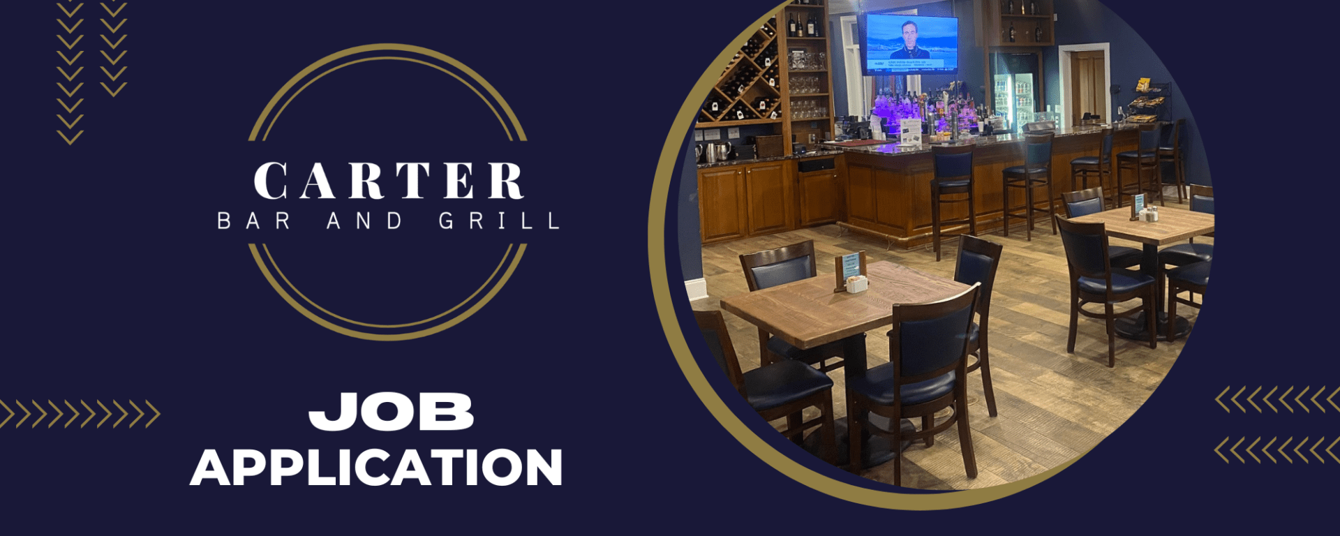 Online Application Carter Bar and Grill Carter Plantation Golf Resort