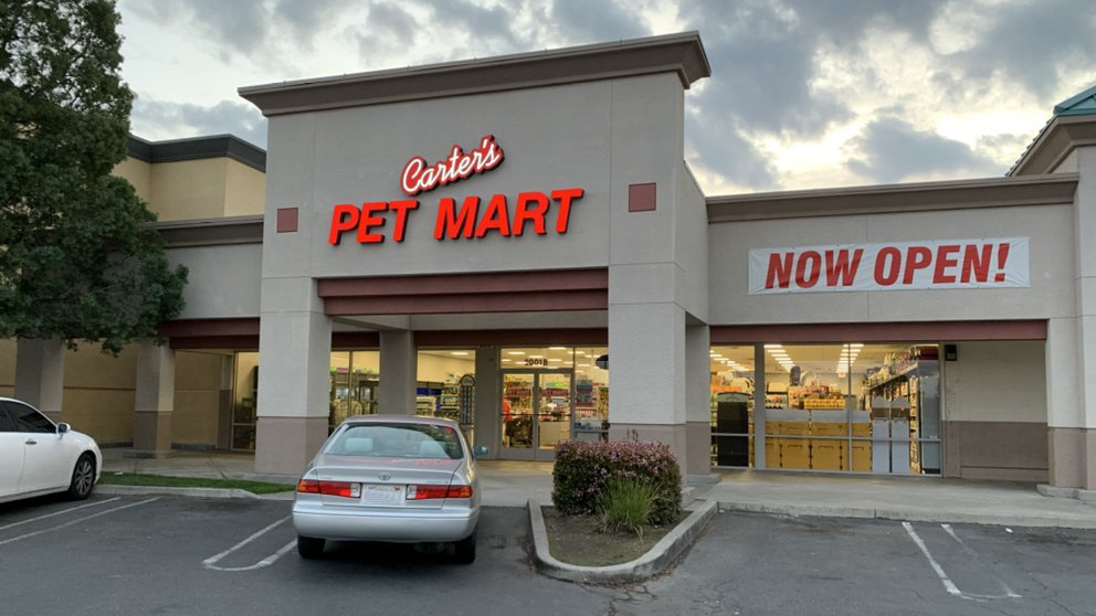 Carter's Pet Mart Pet Supplies In Stockton, Manteca, Modesto, and Lodi