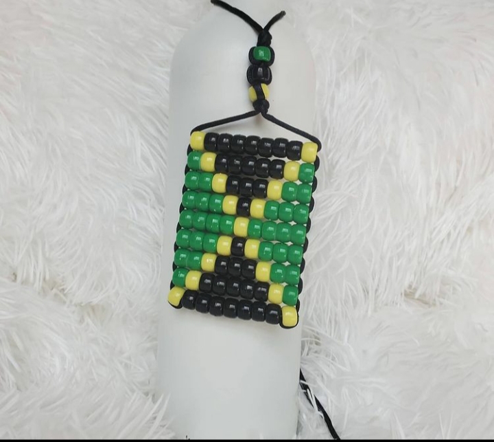Jamaican Car Accessory In Jamaican Flag Colors Designed Locally