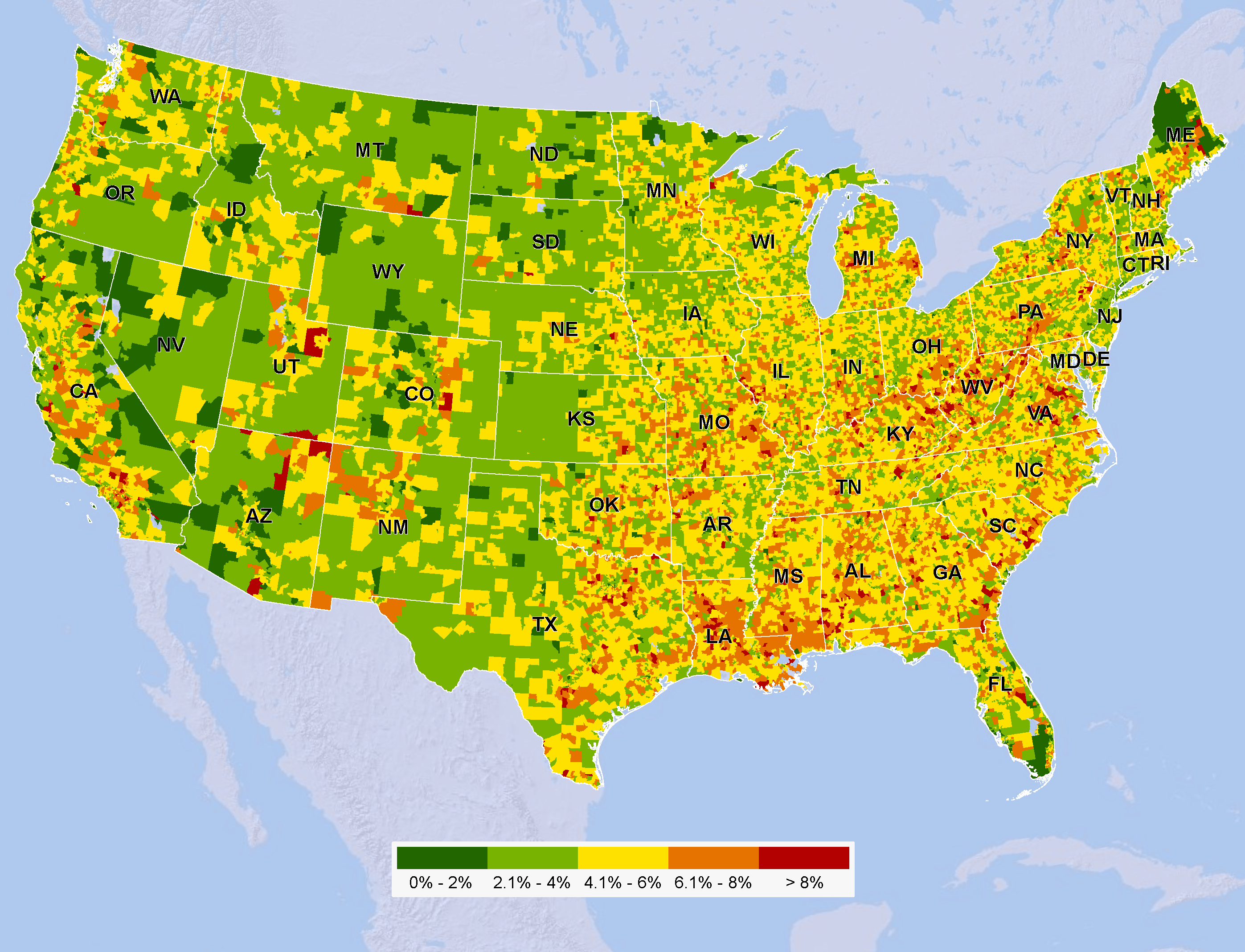 Median By Zip Code Map Map