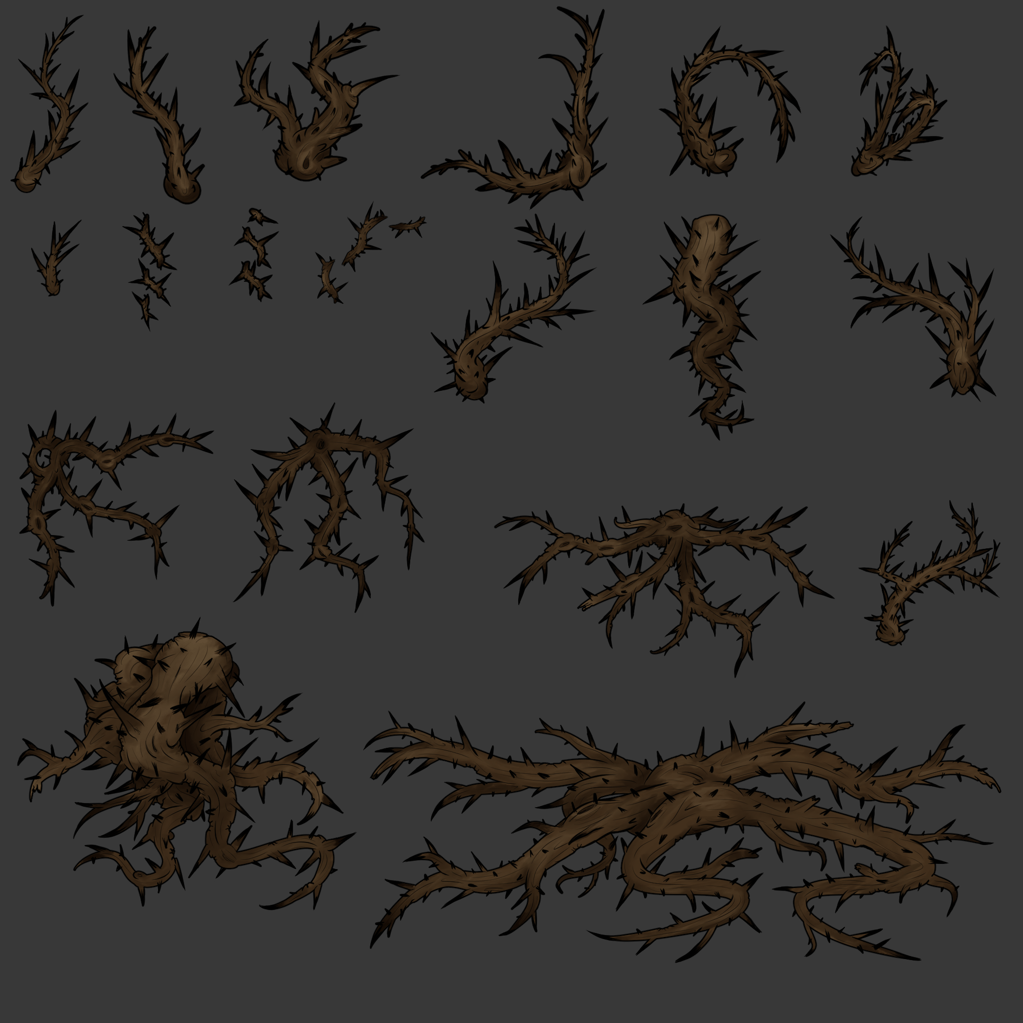Thorns for the Thorn God Dungeondraft Assets CartographyAssets