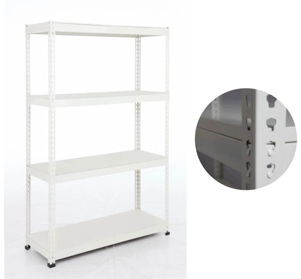 Metal Rack Singapore Beige Boltless Rack With Metal Decking