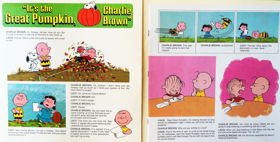 “It’s the Great Pumpkin, Charlie Brown” on Records