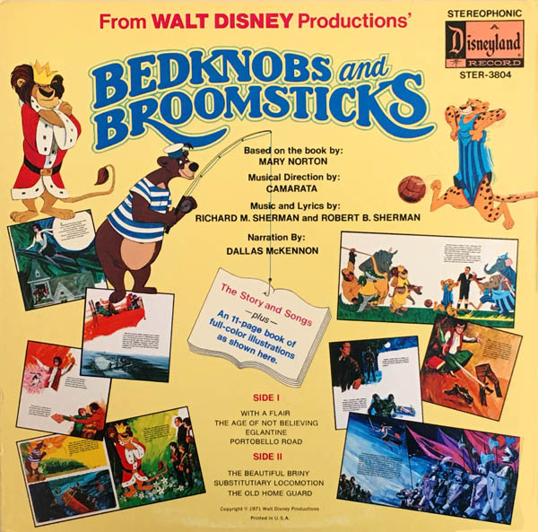 Disney’s “Bedknobs & Broomsticks” Storyteller Records