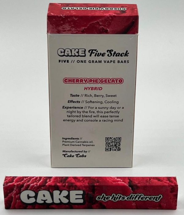 Cherry Pie Gelato 4th Gen Cake Bar Disposable (Hybrid) Carts of Vapor