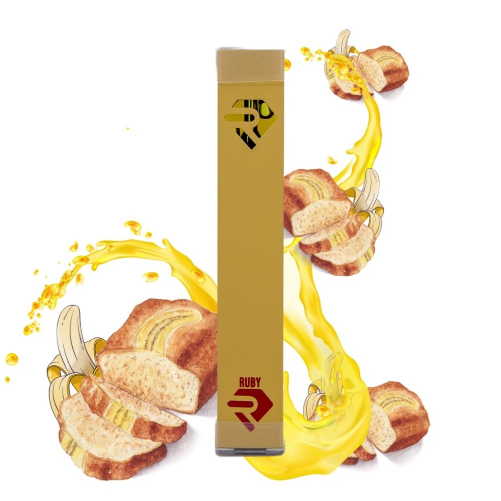 RUBY DISPOSABLE BANANA BREAD (HYBRID) Carts of Vapor