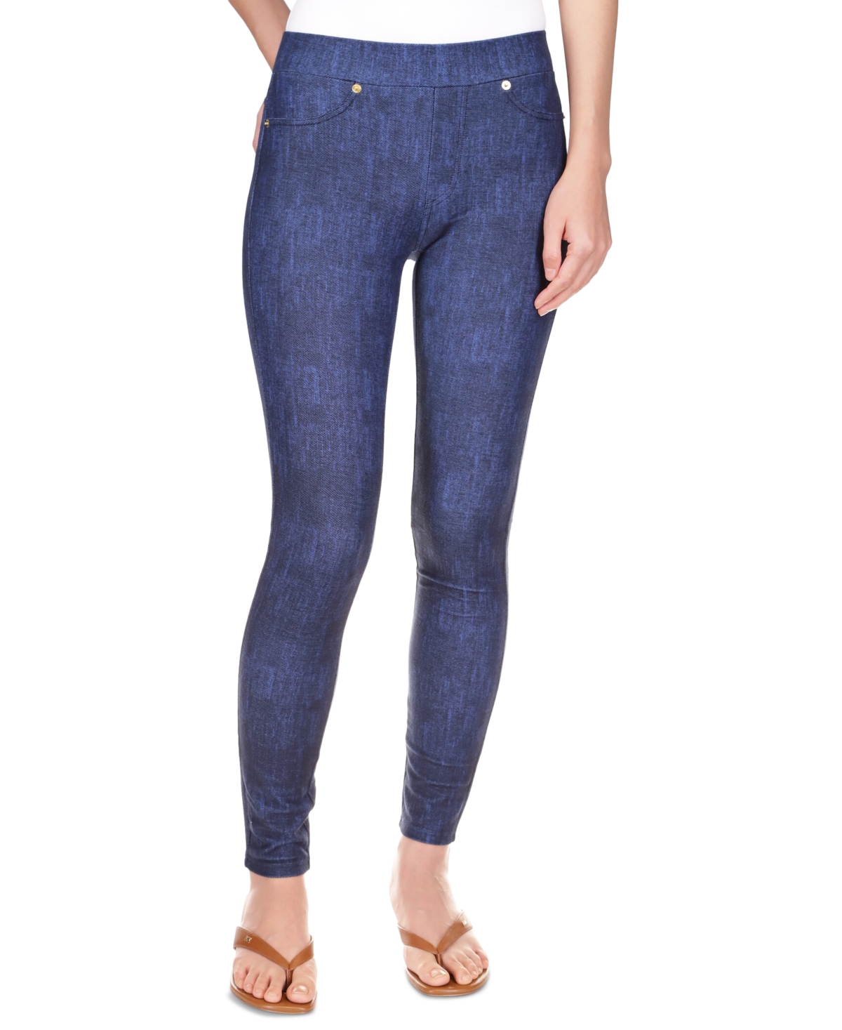 Michael Kors Women's High Rise Denim Leggings Blue Size XSmall eBay