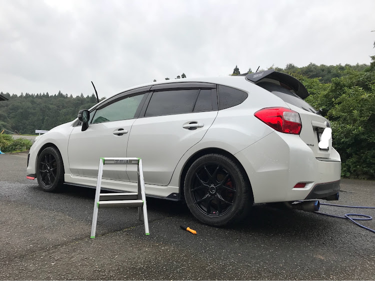 スバル インプレッサ スポーツを華麗にカスタム！by かっしーGP7 (2018/09/14) 洗車しようと