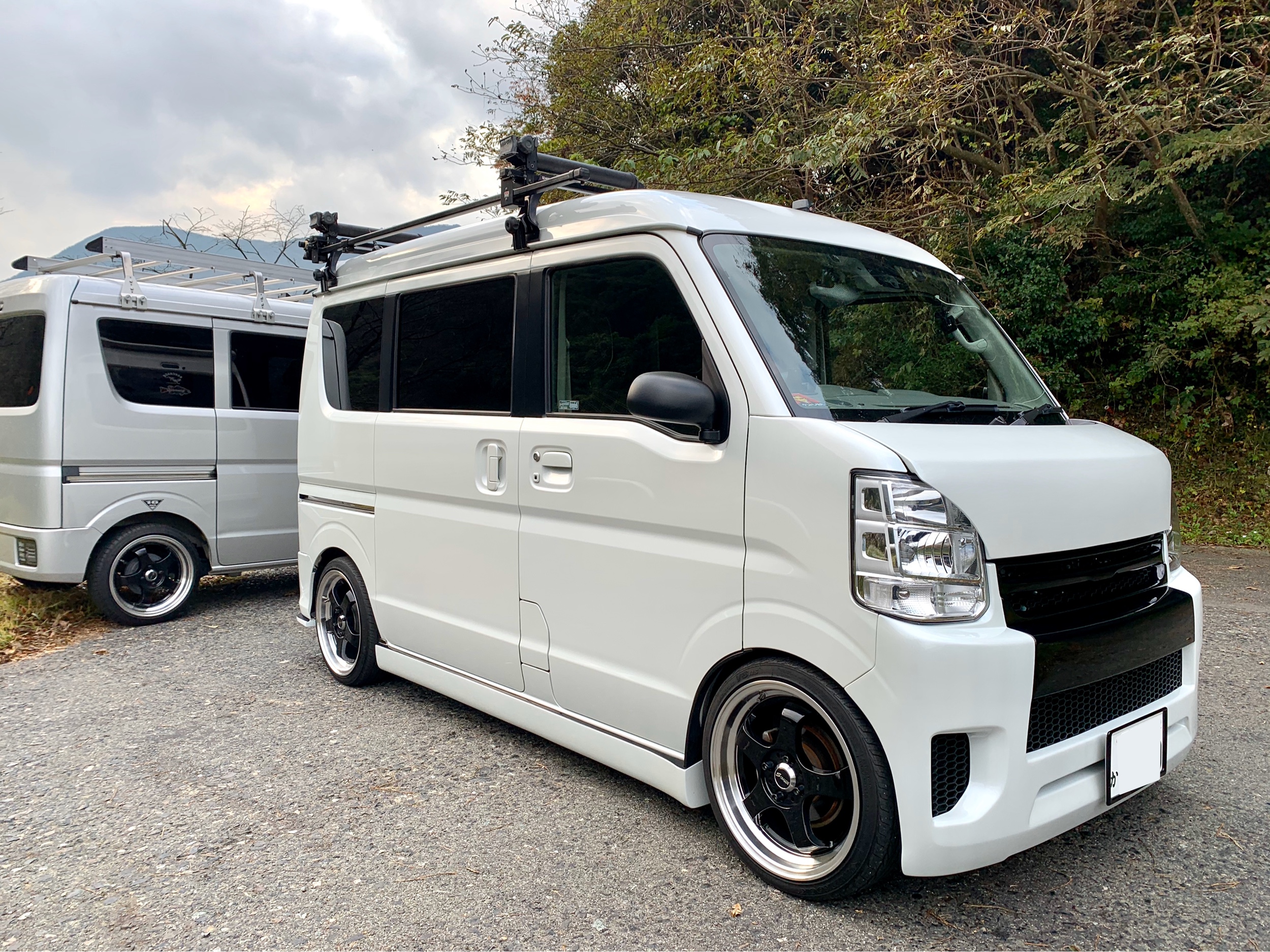 スズキ エブリイを華麗にカスタム！by エボリィ (2019/11/17) 外装の仕様変更しました！クールスタイルバンパーバブリーサイド