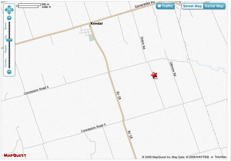 Map of Cartwright Farms