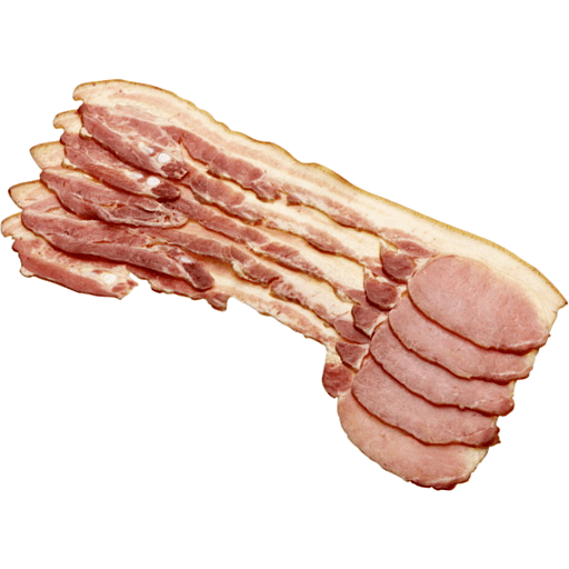 Middle Bacon Rashers per 100g Caruso's Fresh Foods