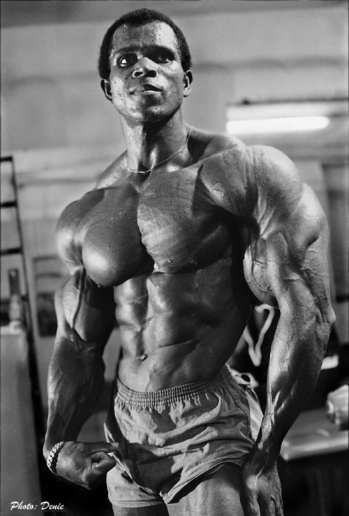Serge Nubret Pump Training Carved Outta Stone