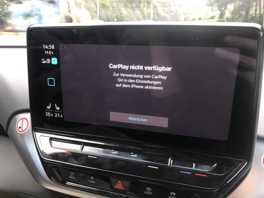 VW Apple CarPlay verbinden Probleme & Zurücksetzen Kompatible Modelle