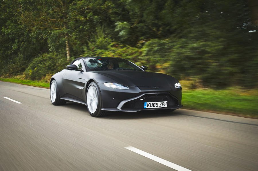 Pictures revealed new Aston Martin Vantage Roadster carwow