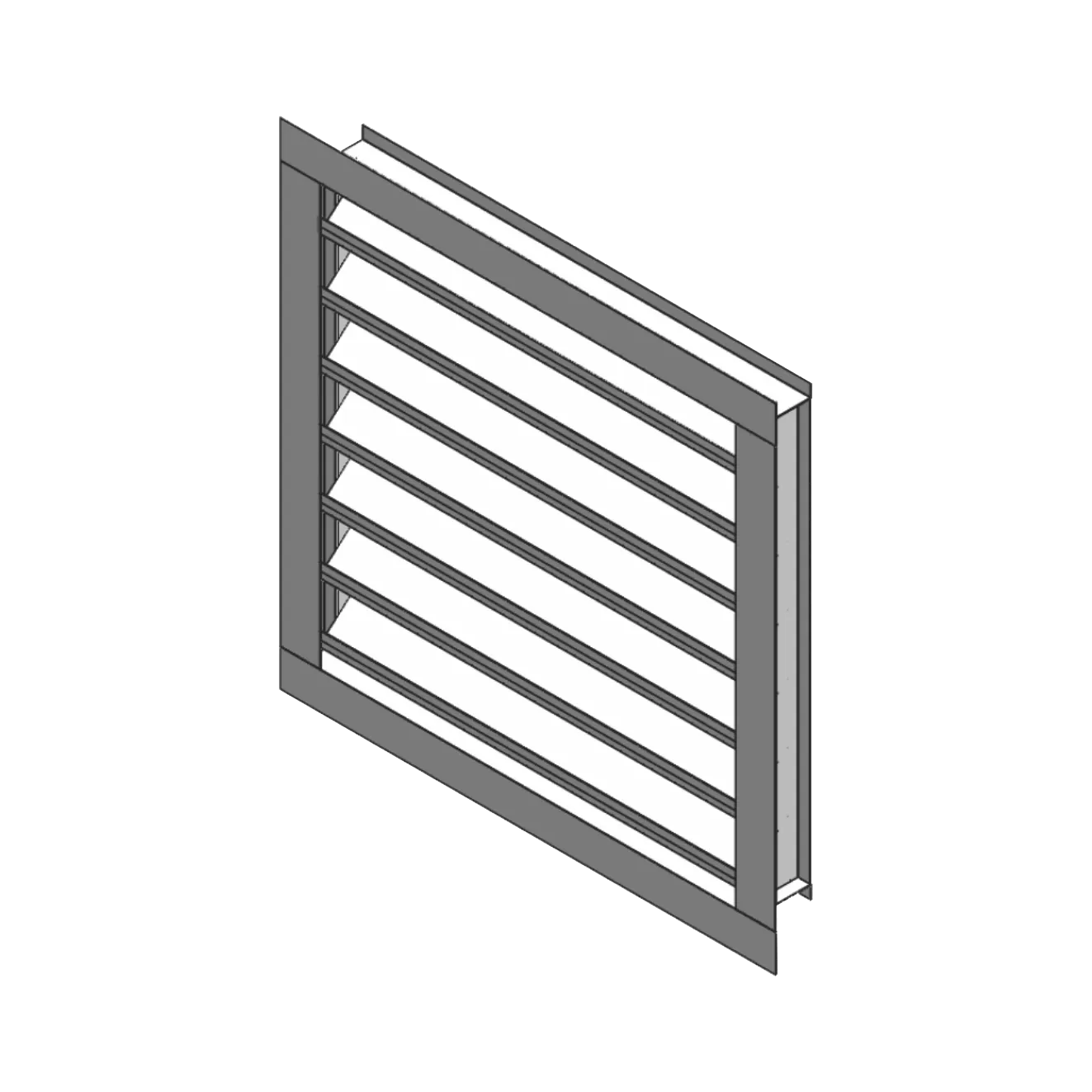 Drainable Intake Louver IL351 Caryaire Group Air, Fire & Sound