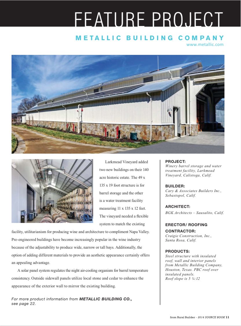 Rural Builder Magazine CARY & ASSOCIATES Builders, Inc