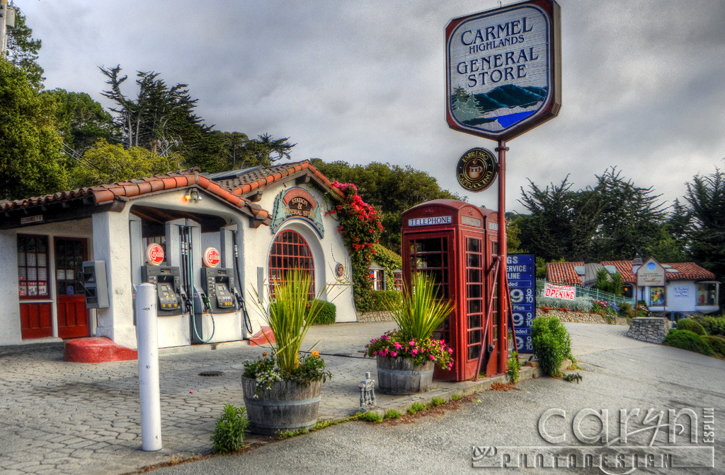 Carmel Highlands General Store, Carmel CA Caryn Esplin Fine Art Photography