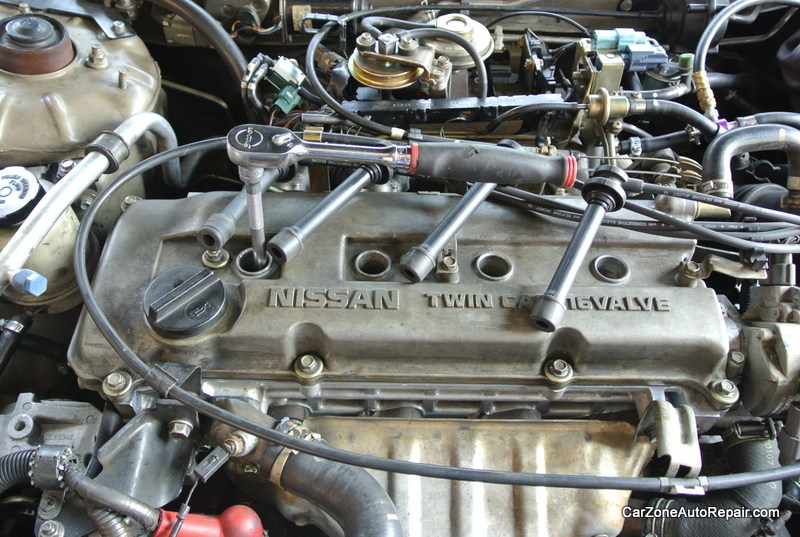 19962001 Nissan Altima Spark Plugs Replacement Procedure CarZone Auto Repair
