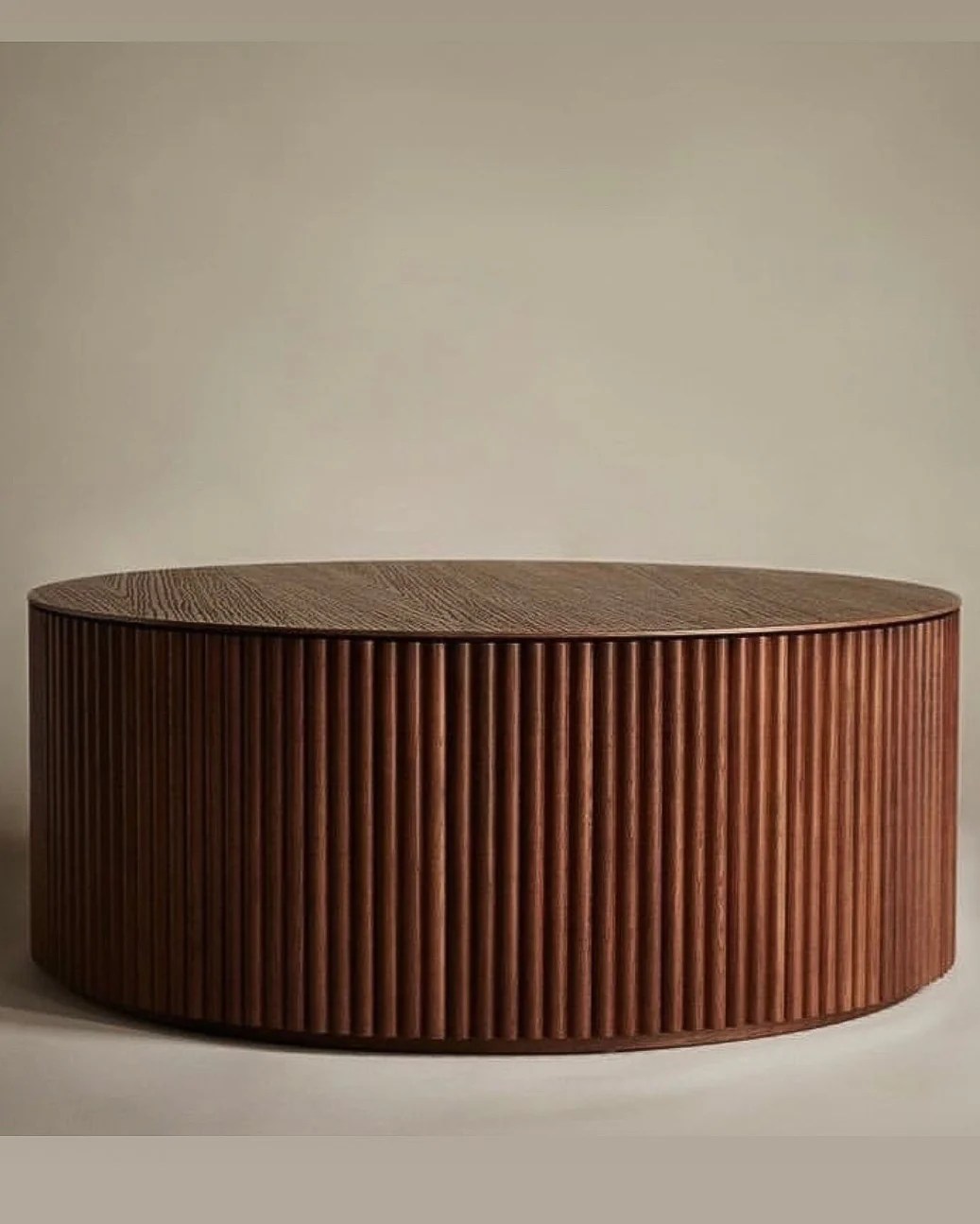 Round Fluted Coffee Table Casa Doble