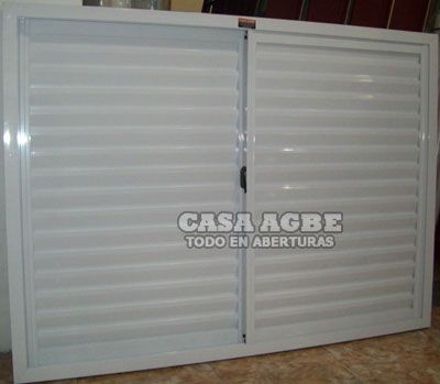 Postigon 3 Hojas De Abrir En Aluminio Blanco De 180X200 -