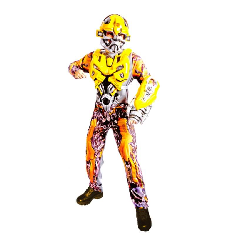 DISFRAZ DE TRANSFORMER AMARILLO Casa de Navidad CCS