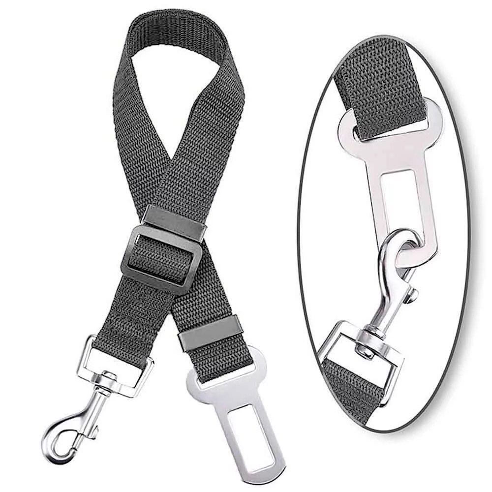 Correa ajustable para el cinturón del carro gris Lile