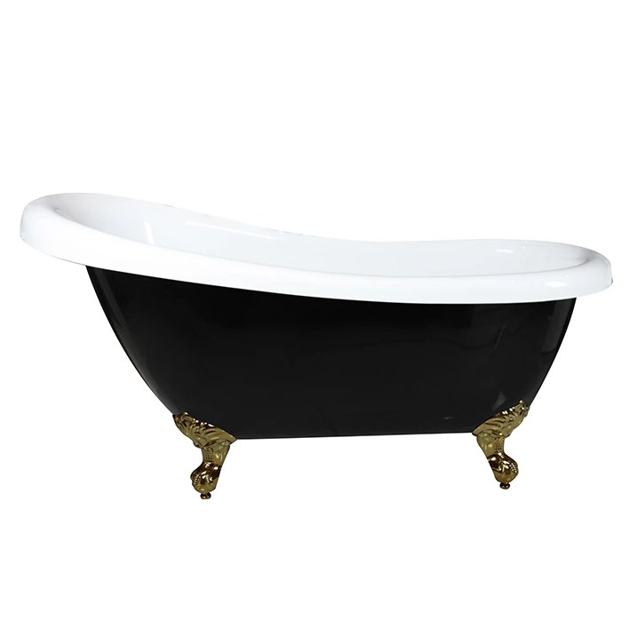 LAWSON Clawfoot Bath Kit Black 1720mm Casa Lusso