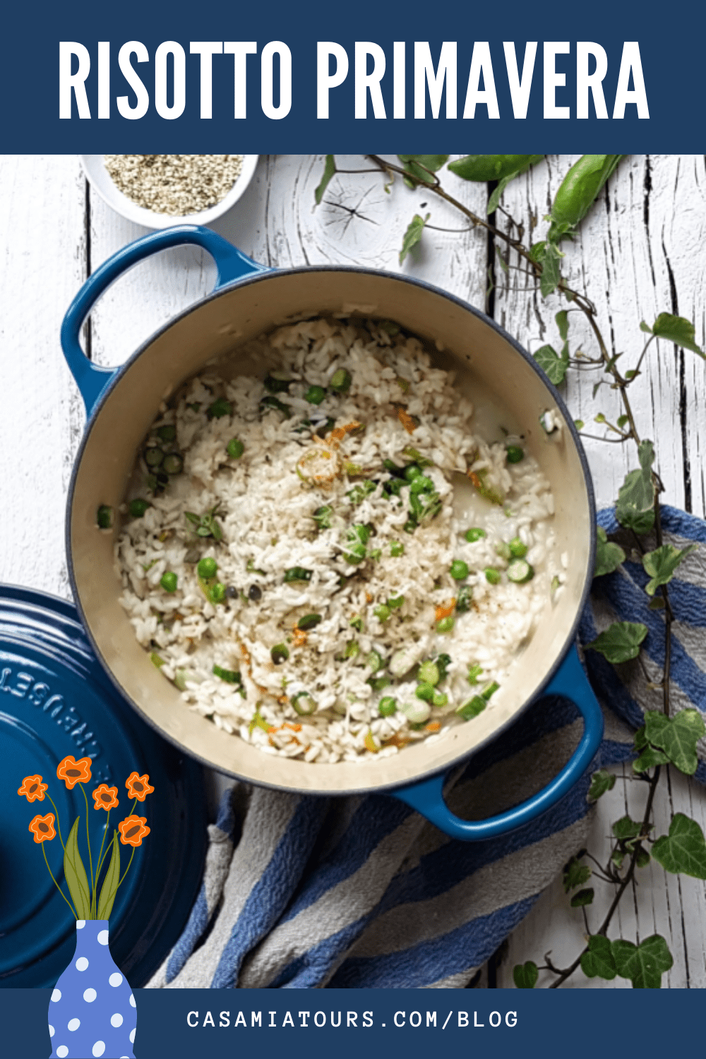 Risotto Primavera recipe Casa Mia Tours