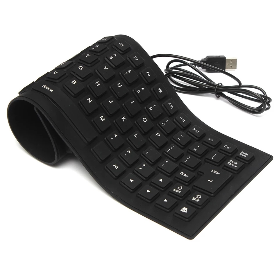 Teclado flexible Silicona Usb Casa Ocho