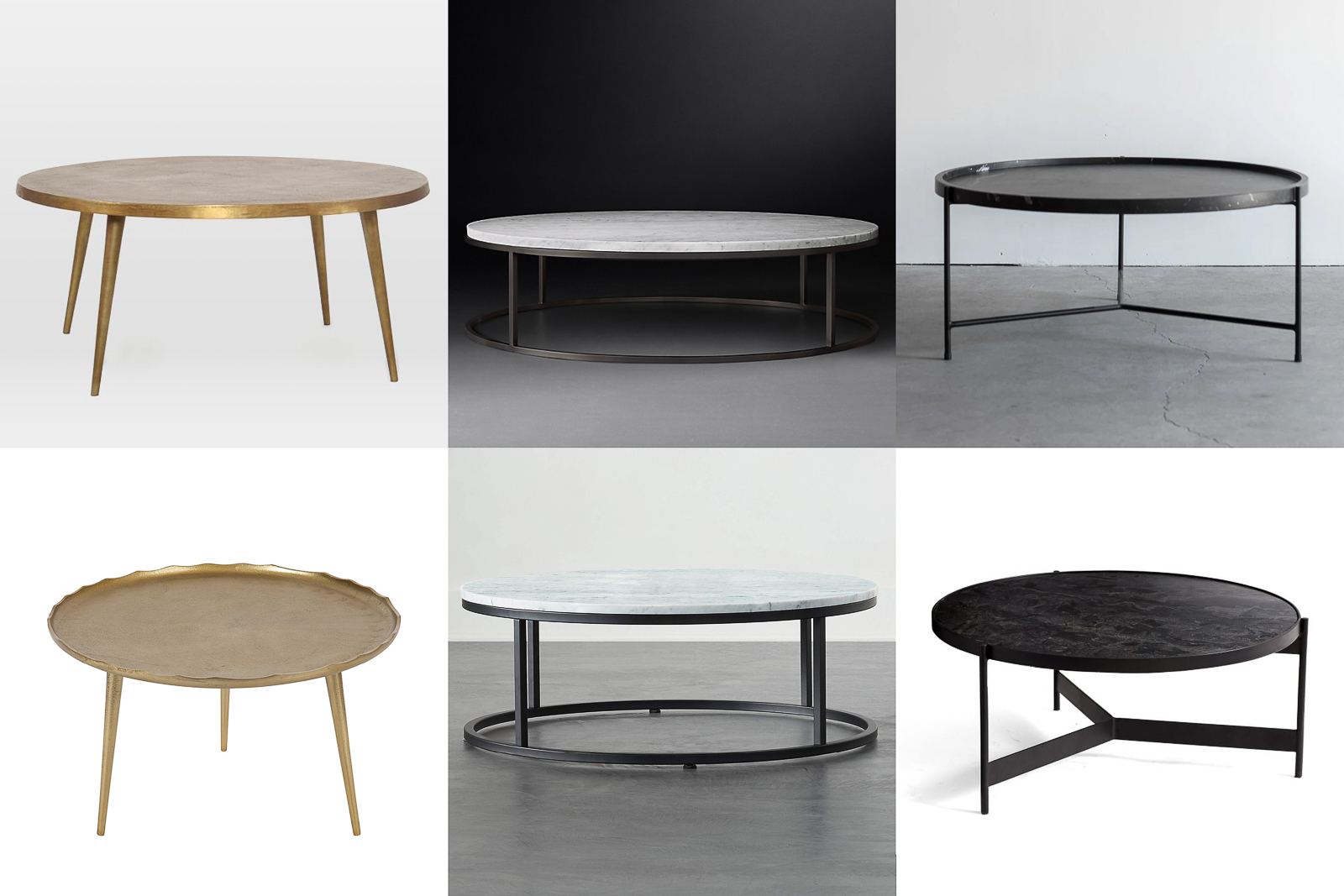 Home Dupes Round Coffee Table Dupes For All Budgets Casa Refined