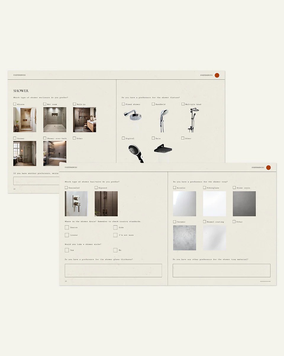 Bathroom Questionnaire Casa Ren Studio