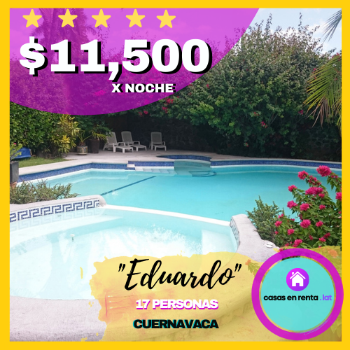"EDUARDO" 🏡17 PERSONAS ¡RENTA DE CASAS EN CHICONCUAC!