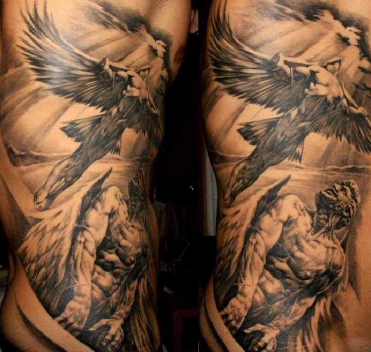 Angeles Tatuajes Asombrosos Llenos De Simbolismo Y Arte 712_x_750_jpg