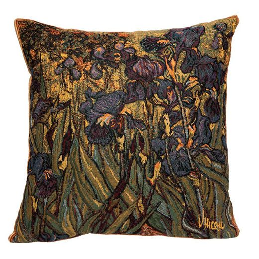 Van Gogh Belgian Tapestry Cushion cover "Irises" Cascadas