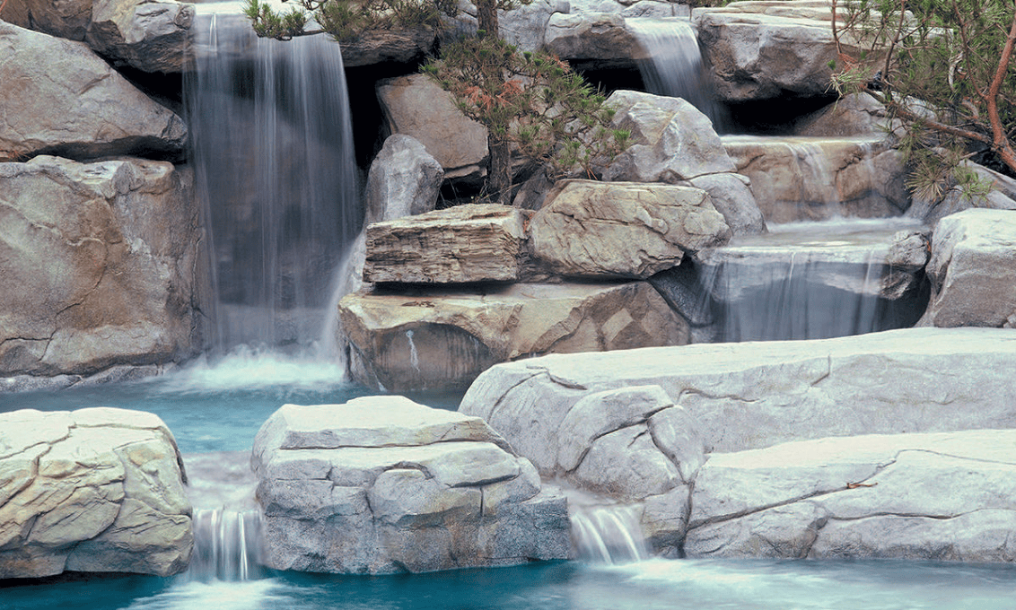 Instalación de una cascada artificial paso a paso.