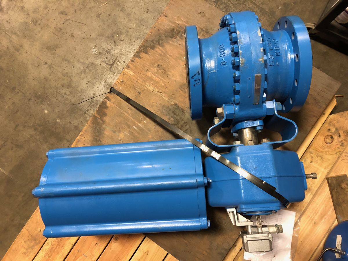 Neles Ball Valve 8″ 300 w/ Actuator Cascade Automation