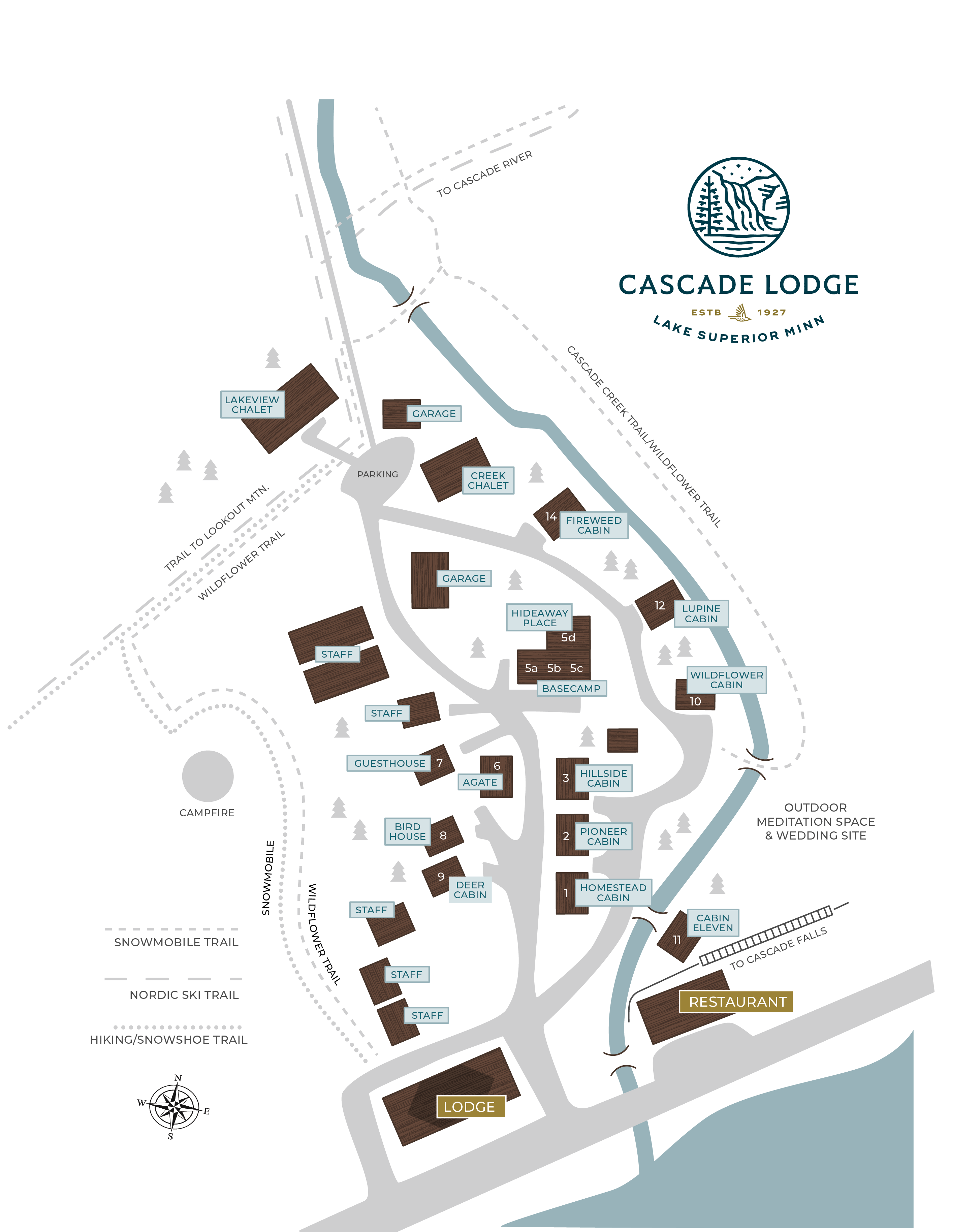 Lake Superior LodgingLutsen MN Lodge Amenities Cascade Lodge