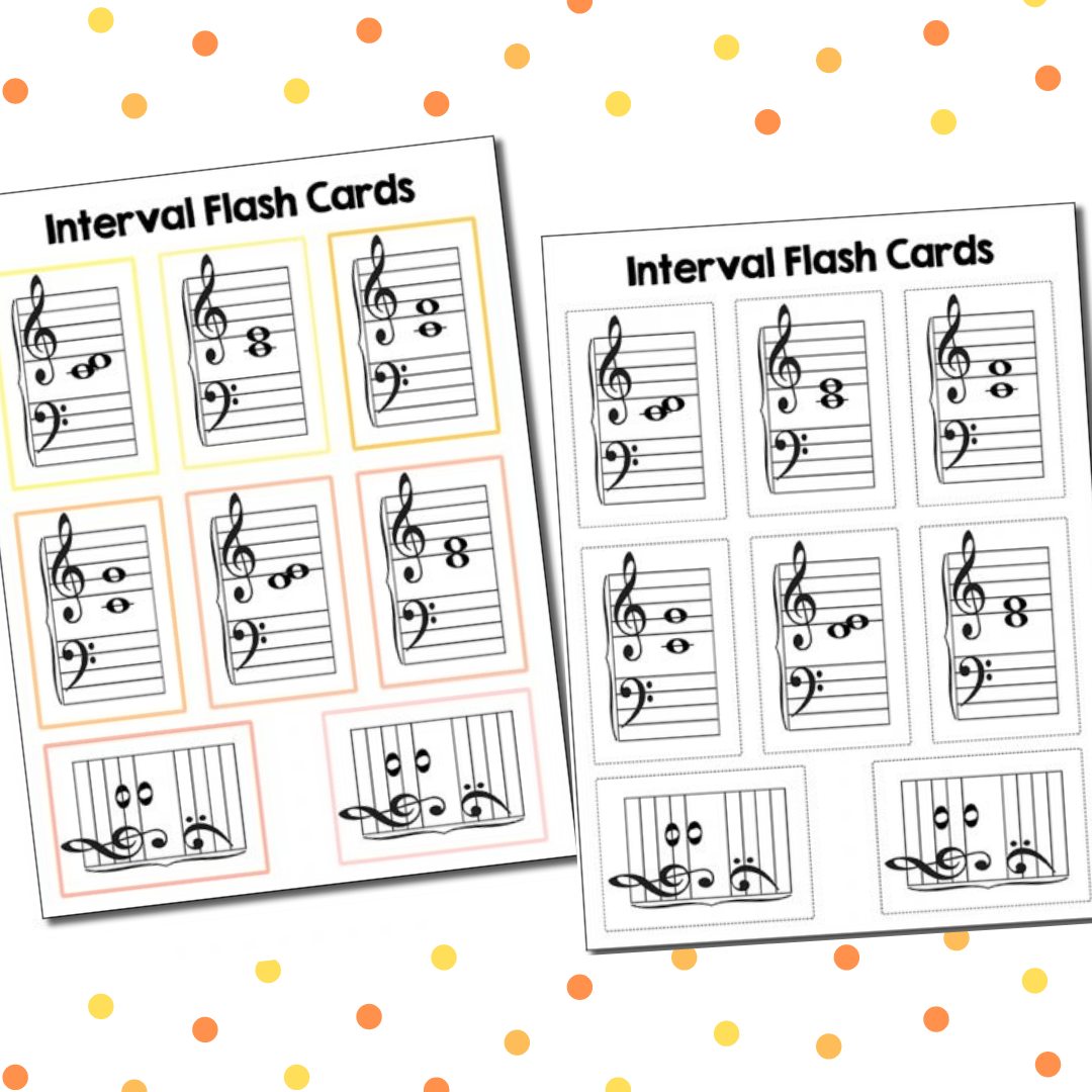 Five Ways to Play Games With Interval Flashcards In Your Piano Lessons