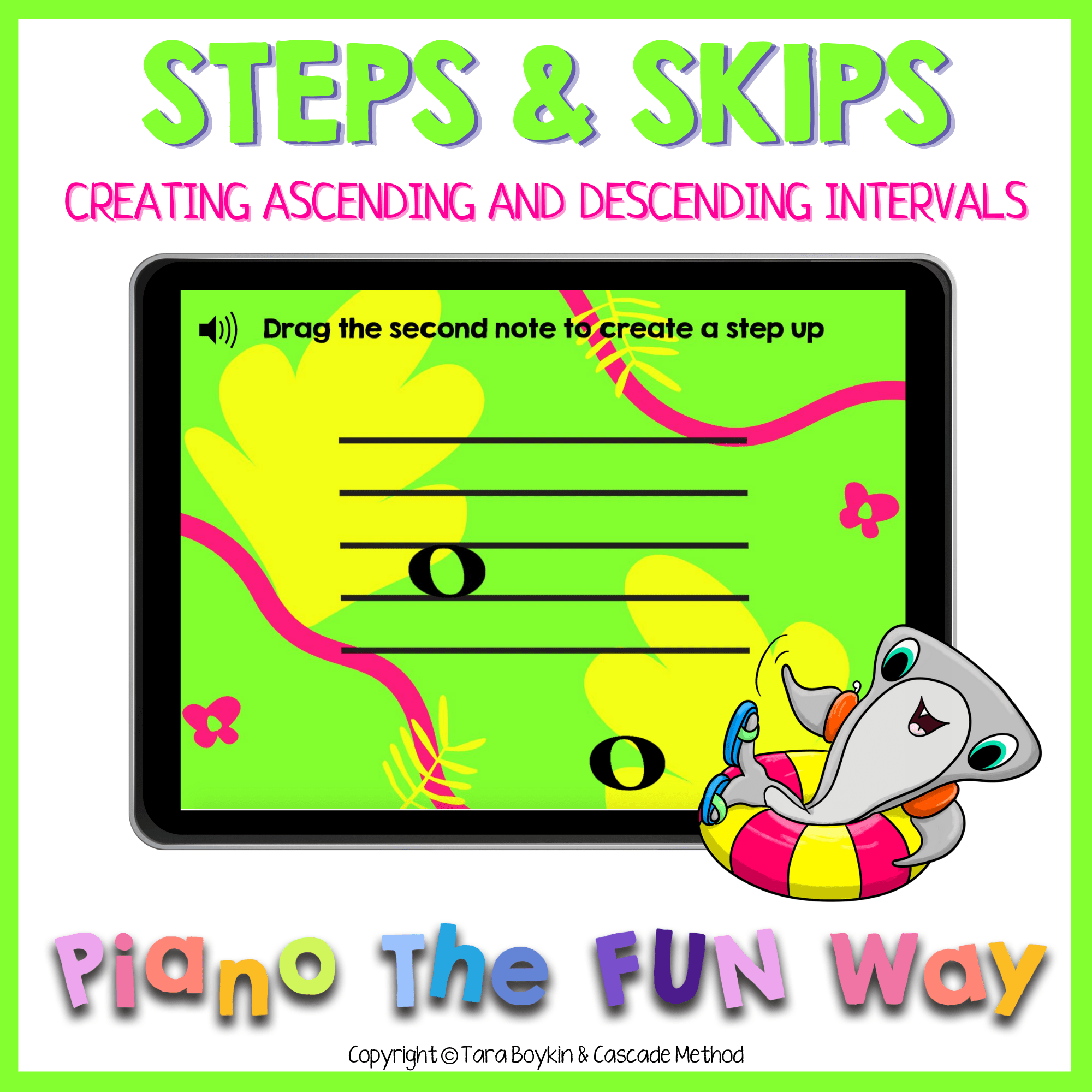 Intervals Steps and Skips (Up and Down) Cascade Method