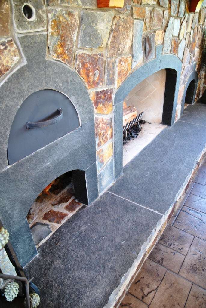 Basalt Slab, 26" X 72" X 2", Flamed Cascade Stoneworks