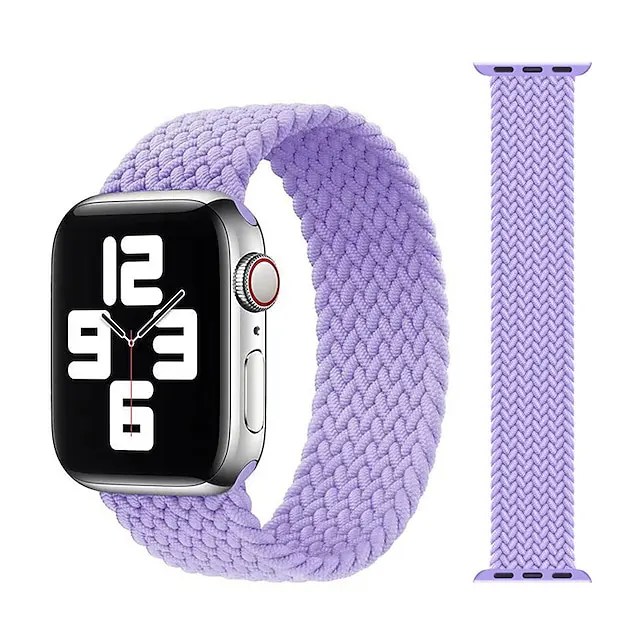 Nylon Apple Watch Strap Lavender Caseface
