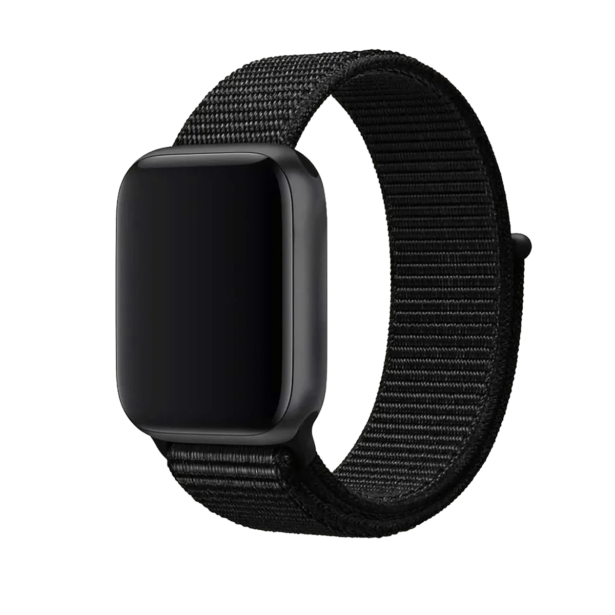 Nylon Apple Watch Strap Black Caseface
