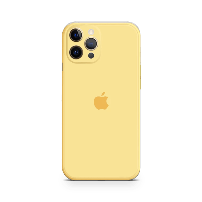 Apple Silicone iPhone 12 Pro Case Lemon Caseface