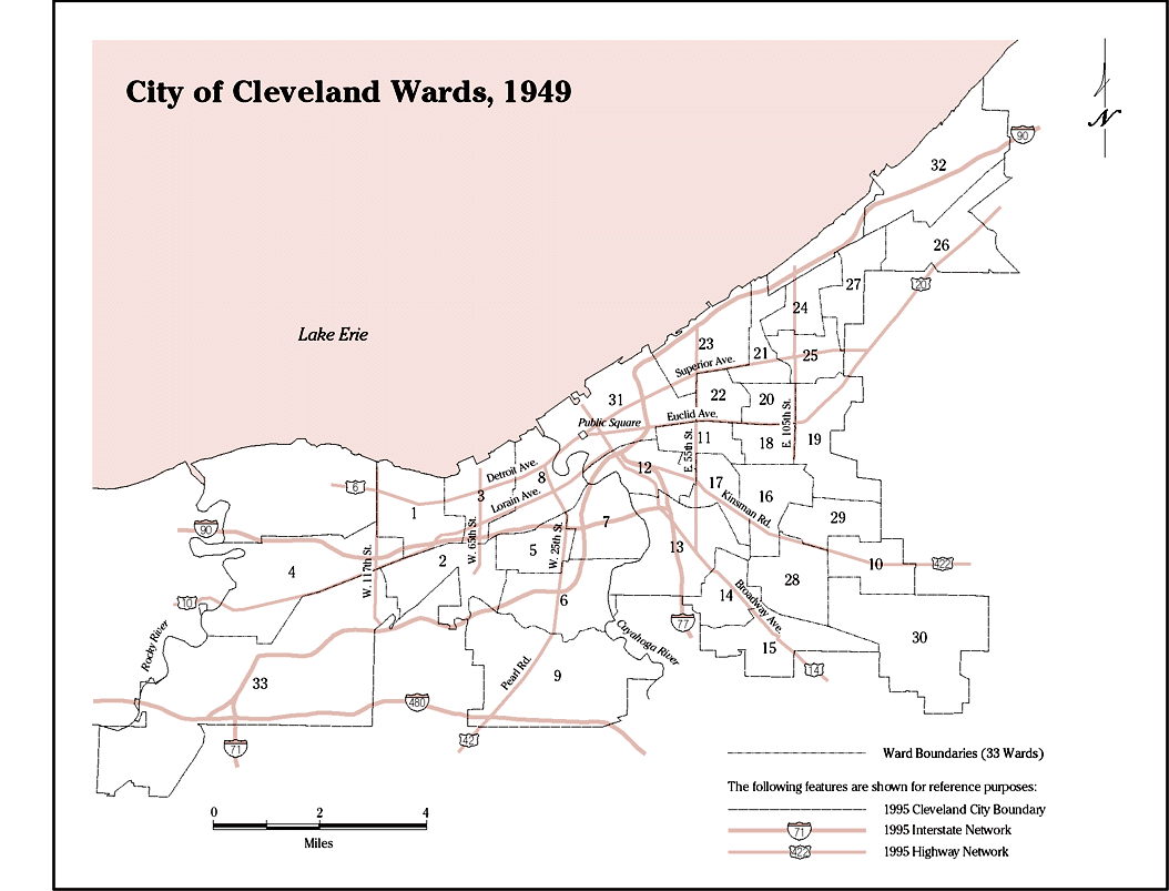 Cleveland Ward Map 2020 Images | Encyclopedia Of Cleveland History | Case Western Reserve University