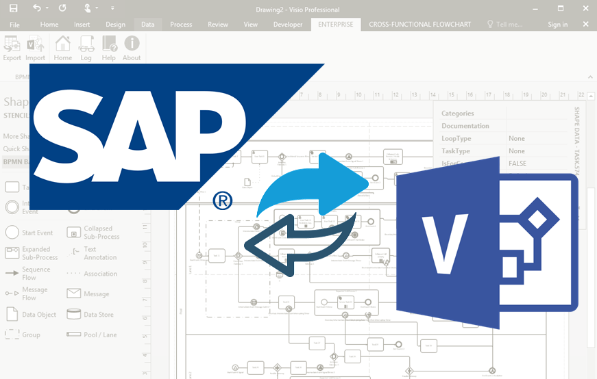 How to improve SAP process awareness with Microsoft Visio?
