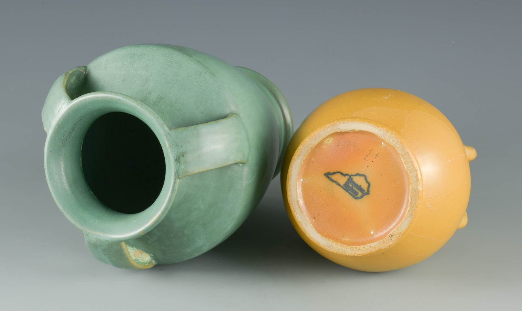 Lot 410 2 Bybee/Waco Art Pottery Vases