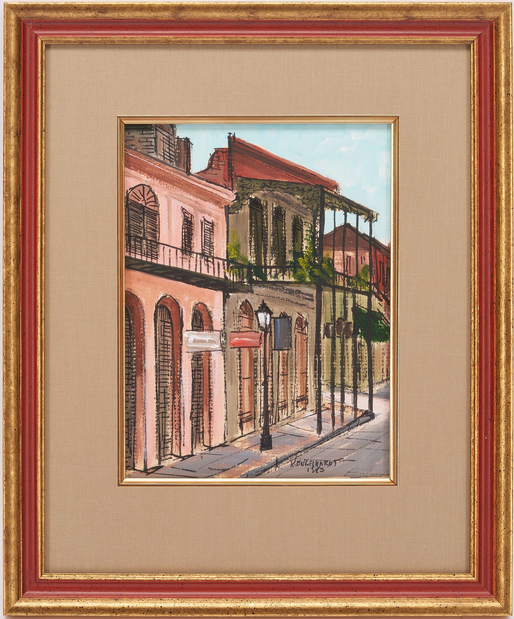 Lot 738 2 Knut/Ken Engelhardt New Orleans Paintings Case Auctions
