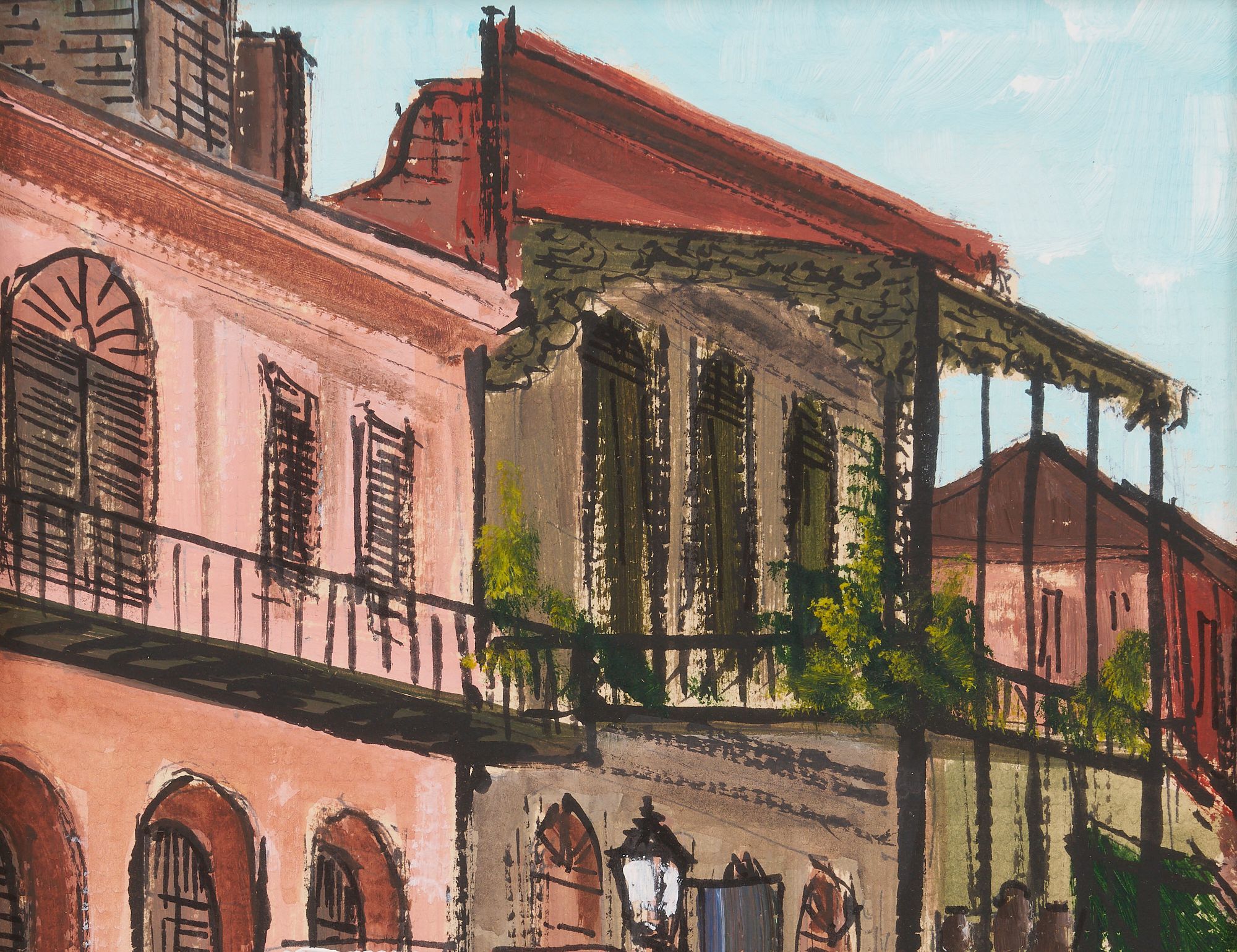 Lot 738 2 Knut/Ken Engelhardt New Orleans Paintings Case Auctions