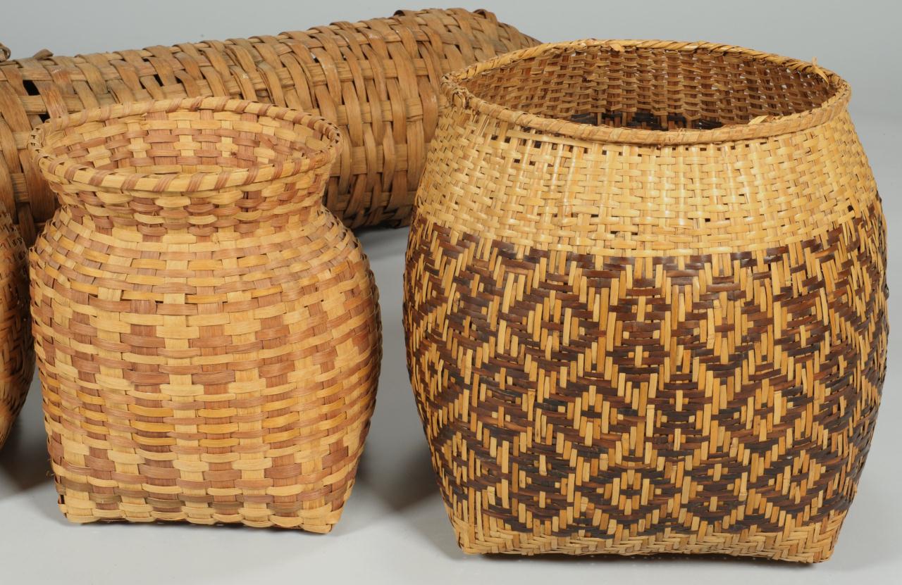Lot 430 Group of 4 Cherokee Baskets